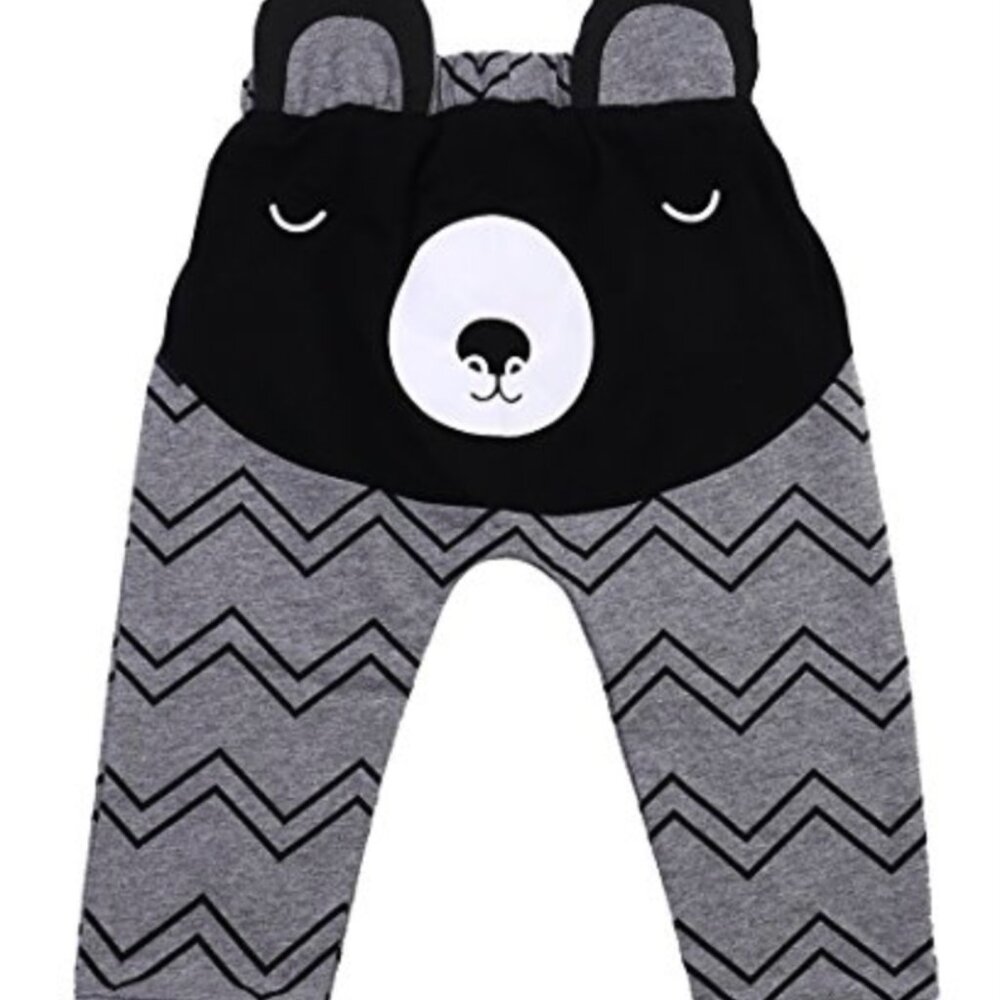 Baby Bottoms Trousers Harem Bear Bum Pants